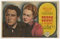 4s604 EDISON THE MAN Spanish herald R40s different image of Spencer Tracy as Thomas the inventor!