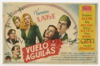 4s637 I WANTED WINGS Spanish herald '45 sexy Veronica Lake, Ray Milland, William Holden, different!