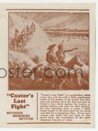 4s334 CUSTER'S LAST FIGHT 5x6 herald R25 50th Anniversary of the Last Stand at Little Big Horn!