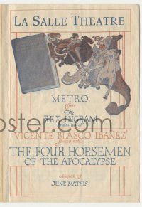 4s369 FOUR HORSEMEN OF THE APOCALYPSE 6x8 herald '21 art of characters emerging from the novel!