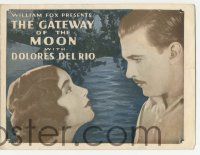 4s372 GATEWAY OF THE MOON herald '28 Dolores Del Rio, Walter Pidgeon, tropical tempest of emotion!