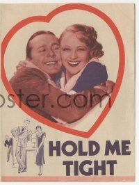4s391 HOLD ME TIGHT herald '33 Sally Eilers & James Dunn, who had funny ideas about marriage!