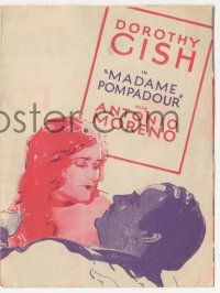 4s420 MADAME POMPADOUR herald '27 pretty Dorothy Gish is a weaver of intrigue, Antonio Moreno