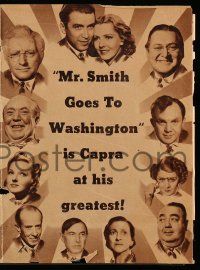 4s436 MR. SMITH GOES TO WASHINGTON herald '39 James Stewart, Jean Arthur, Frank Capra at his best!