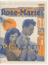 4s473 ROSE-MARIE herald '28 two great images of Joan Crawford in love & stopping fight!