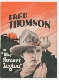 4s505 SUNSET LEGION herald '28 Texas Ranger Fred Thomson saves the day in disguise!