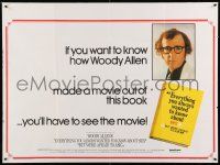 4t521 EVERYTHING YOU ALWAYS WANTED TO KNOW ABOUT SEX British quad '72 Woody Allen directed!