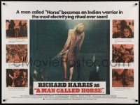 4t552 MAN CALLED HORSE British quad '70 Richard Harris becomes Sioux Native American Indian warrior!