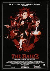 4t052 RAID 2 advance Canadian 1sh '14 Iko Uwais, Julie Estelle, Yayan Ruhian, Gareth Evans!