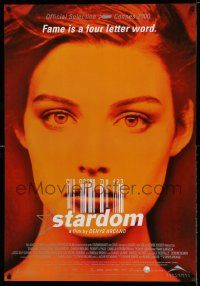 4t055 STARDOM Canadian 1sh '00 fame is a four letter word, pretty Jessica Pare!