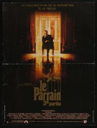 4t120 GODFATHER PART III French 16x21 '90 best image of Al Pacino, Francis Ford Coppola!