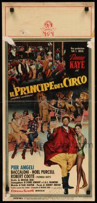 4t292 MERRY ANDREW Italian locandina '58 different circus images of Danny Kaye, Pier Angeli!