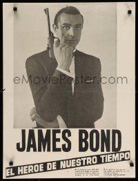4t088 JAMES BOND Spanish '70s different waist-high image of Sean Connery as 007!