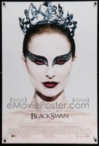 4w116 BLACK SWAN advance DS 1sh '10 wonderful image of ballet dancer Natalie Portman!