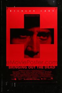 4w138 BRINGING OUT THE DEAD advance 1sh '99 paramedic Nicolas Cage, Arquette, Martin Scorsese!