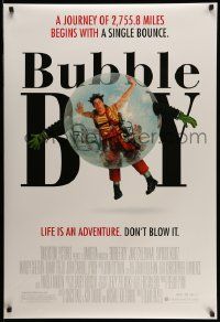 4w140 BUBBLE BOY DS 1sh '01 great image of Jake Gyllenhaal in plastic bubble!