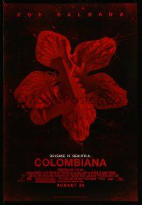 4w180 COLOMBIANA advance DS 1sh '11 by Zoe Saldana, revenge is beautiful, cool image!