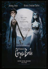 4w193 CORPSE BRIDE this year teaser DS 1sh '05 Tim Burton stop-motion animated horror musical!