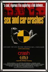 4w198 CRASH 1sh '96 David Cronenberg, James Spader & sexy Deborah Kara Unger!