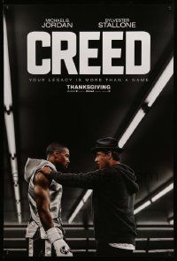4w201 CREED teaser DS 1sh '15 image of Sylvester Stallone as Rocky Balboa with Michael Jordan!