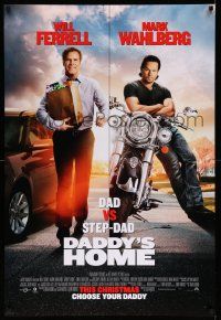 4w210 DADDY'S HOME advance DS 1sh '15 Will Farrel, Mark Wahlberg, choose your daddy!