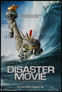 4w249 DISASTER MOVIE teaser DS 1sh '08 not another shallow Hollywood movie, Lady Liberty in snorkel