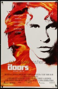4w256 DOORS 1sh '90 cool image of Val Kilmer as Jim Morrison, directed by Oliver Stone!