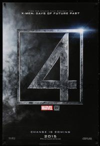 4w304 FANTASTIC FOUR style A teaser DS 1sh '15 Marvel, Miles Teller, Kate Mara, change is coming!