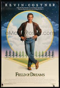 4w318 FIELD OF DREAMS DS 1sh '89 Kevin Costner baseball classic, if you build it, they will come