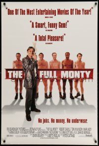 4w339 FULL MONTY style C int'l DS 1sh '97 Peter Cattaneo, Robert Carlyle, Tom Wilkinson, Addy!