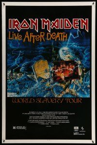 4w473 IRON MAIDEN LIVE AFTER DEATH 1986 great artwork of Eddie by Derek Riggs, heavy metal!