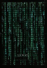 4w594 MATRIX RELOADED holofoil teaser 1sh '03 Keanu Reeves, free your mind in 2003!