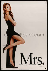 4w638 MR. & MRS. SMITH style B teaser 1sh '05 full-length super sexy Angelina Jolie!