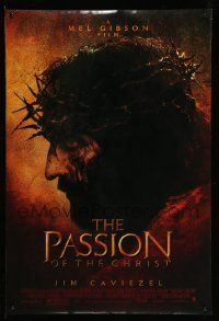 4w684 PASSION OF THE CHRIST DS 1sh '04 directed by Mel Gibson, James Caviezel, Monica Bellucci!