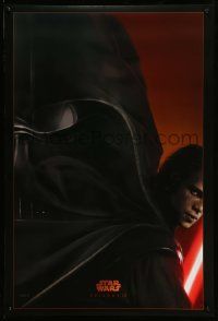 4w748 REVENGE OF THE SITH style A teaser DS 1sh '05 Star Wars Episode III,great image of Darth Vader