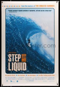 4w866 STEP INTO LIQUID DS 1sh '03 wonderful image from surfing documentary!