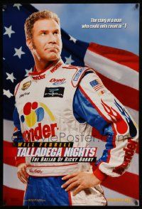 4w887 TALLADEGA NIGHTS THE BALLAD OF RICKY BOBBY teaser DS 1sh '06 NASCAR driver Will Ferrell!