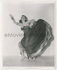4x046 AFFAIR IN TRINIDAD 8.25x10 still '52 sexy barefoot Rita Hayworth dancing by Lippman!