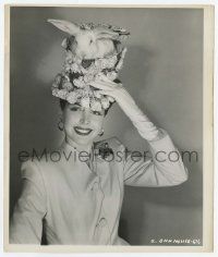 4x060 ANN MILLER 8.25x10 key book still '46 wearing a live Easter bunny bonnet by Ned Scott!