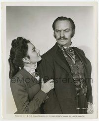 4x066 ANOTHER PART OF THE FOREST 8.25x10 still '48 c/u of Fredric March & Ann Blyth in costume!