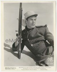 4x089 BEAU GESTE 8x10.25 still '39 best c/u of Legionnaire Gary Cooper with rifle in desert!
