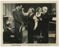 4x124 BORN TO BE BAD 8x10.25 still '34 Loretta Young behind man threatening Cary Grant!!