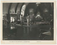 4x129 BRIDE OF FRANKENSTEIN 8x10.25 still '35 Colin Clive, Valerie Hobson & maid in elaborate room!