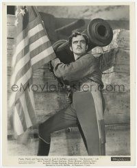 4x137 BUCCANEER 8.25x10 still '38 best c/u of Fredric March as Jean LaFitte with flag by cannon!