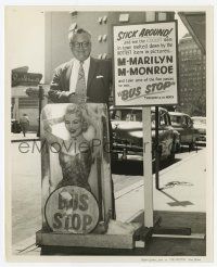 4x142 BUS STOP 8x10 candid still '56 incredible promo display w/hottest Marilyn sculpted in ice!