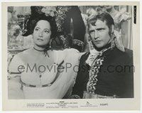 4x239 DESIREE 8x10.25 still '54 c/u of Marlon Brando as Napoleon by beautiful Merle Oberon!