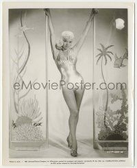 4x248 DIANA DORS 8x10 still '57 full-length in sexy skimpy outfit over underwater background!
