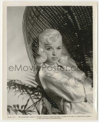 4x250 DIANA DORS 8x10 still '57 the sexy English beauty close up in shimmering Chinese outfit!