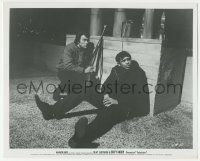 4x253 DIRTY HARRY 8x10 still '71 Clint Eastwood crouching with rifle by Reni Santoni!