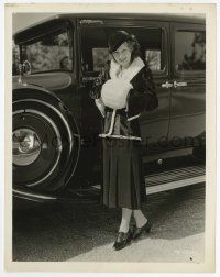 4x264 DOROTHY JORDAN 8x10.25 still '30s in sophisticated outfit of a modern maiden by cool sedan!